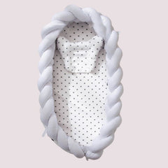 braided crib middle bed white 800 x 800