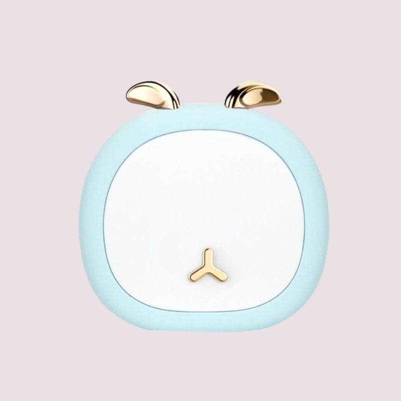 cute bunny pet night light pastel blue gold 800x800