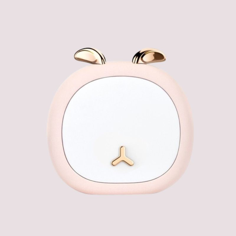cute bunny pet night light pastel pink gold 800x800