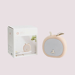 cute bunny pet night light with box pastel pink and gold color 800x800