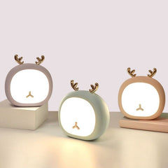cute deer pet night lights on a desk 800x800